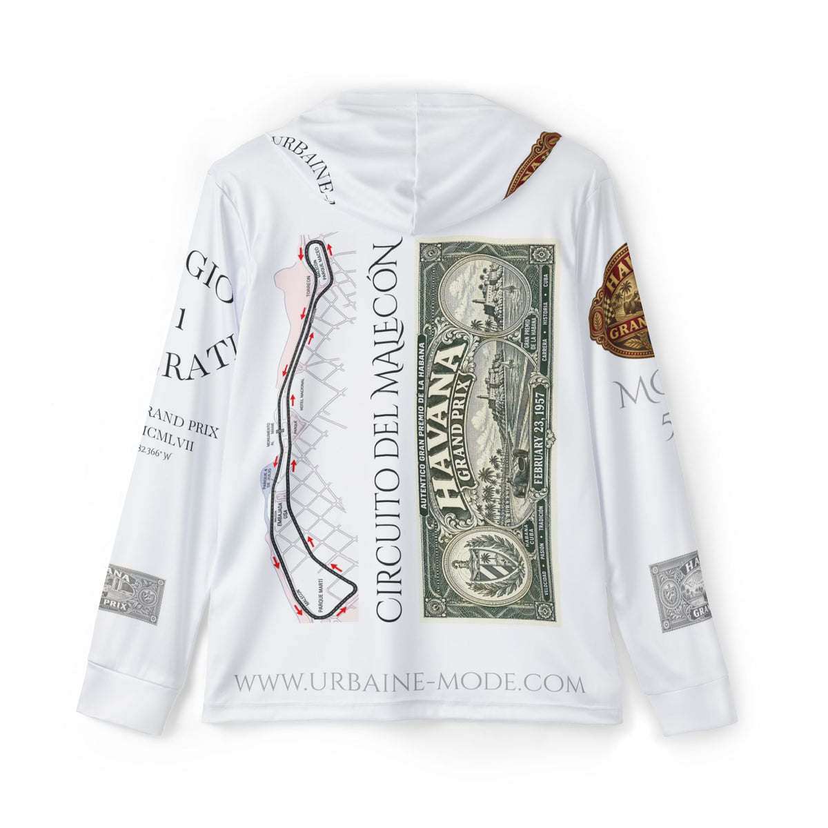 Copy of Copy of Legends GP - Havana Grand Prix - Circuito Malecon - Cuba - Men's Sports Warmup Hoodie (AOP)