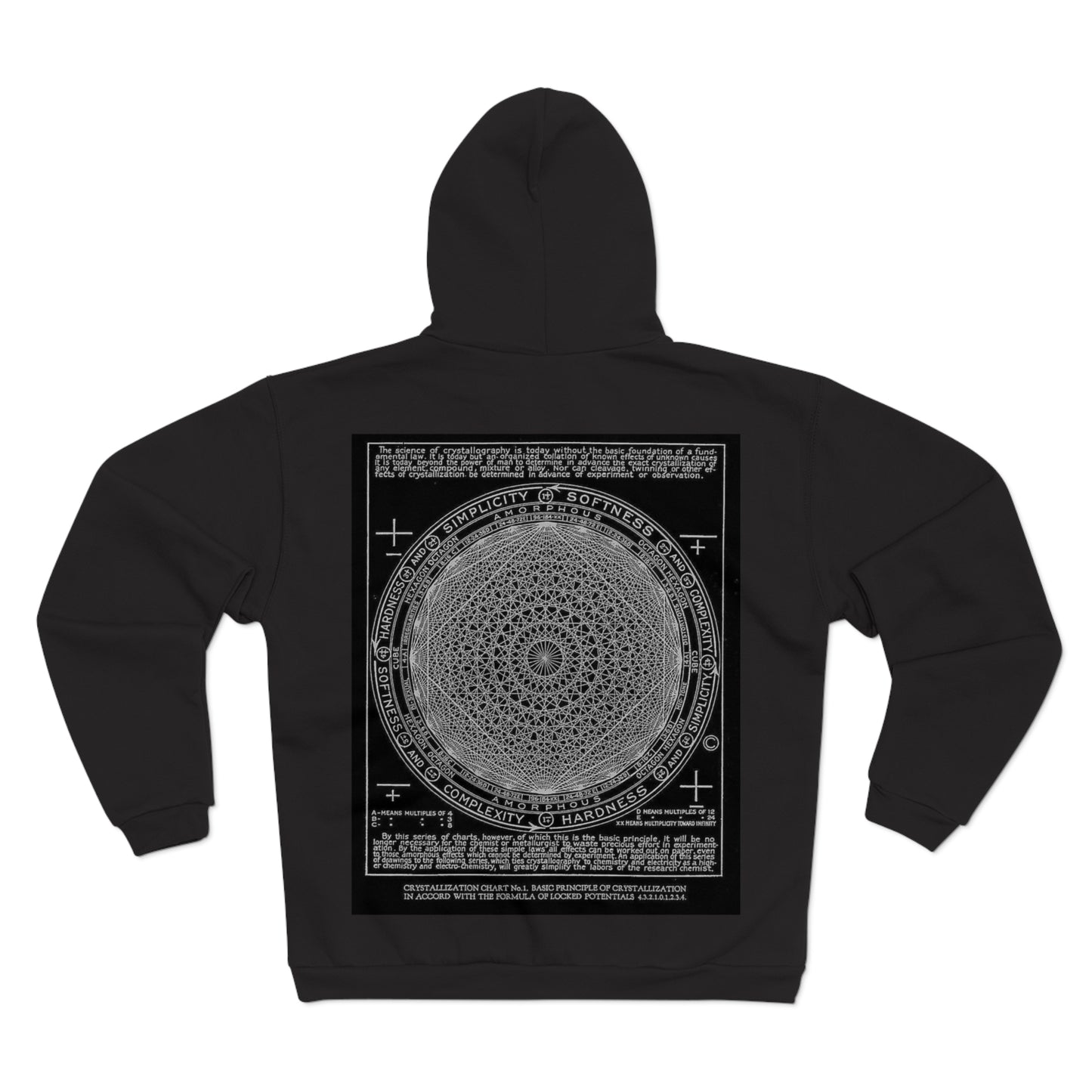 Illuminati - Crystallography - Unisex Hooded Zip Sweatshirt