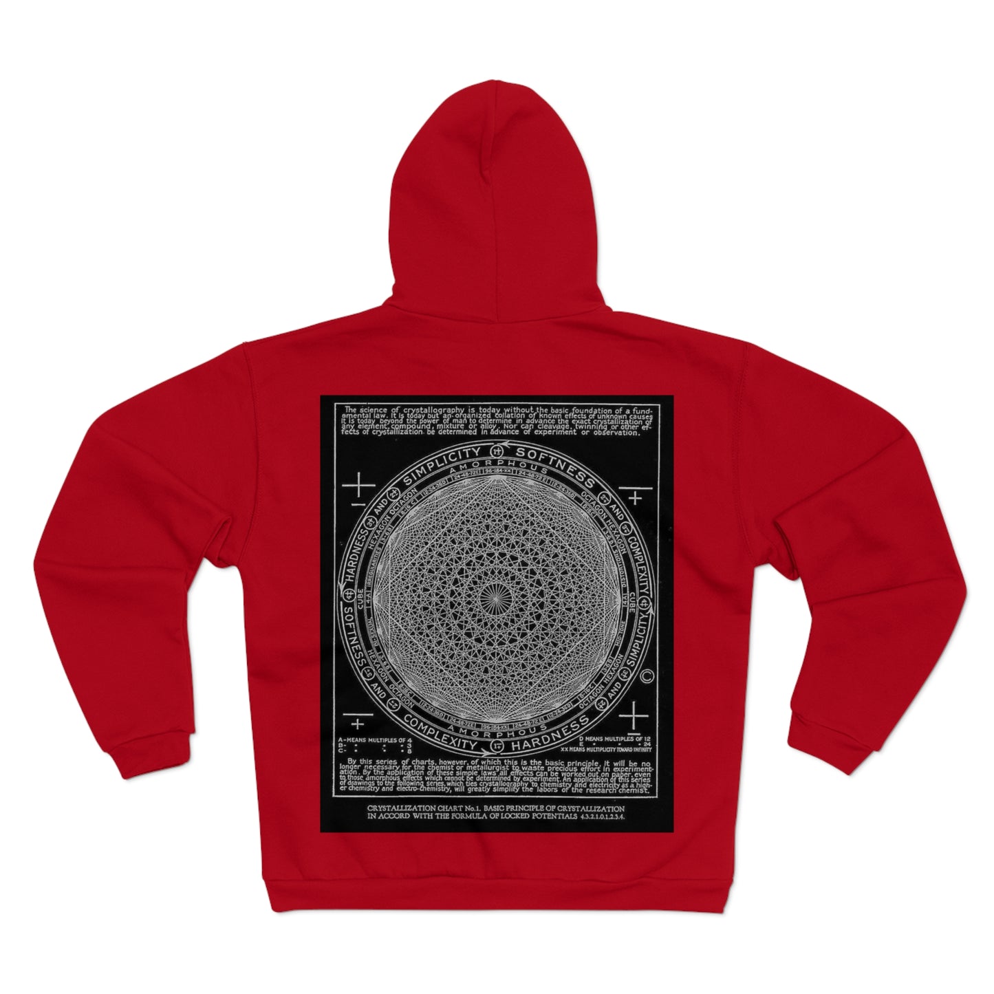 Illuminati - Crystallography - Unisex Hooded Zip Sweatshirt