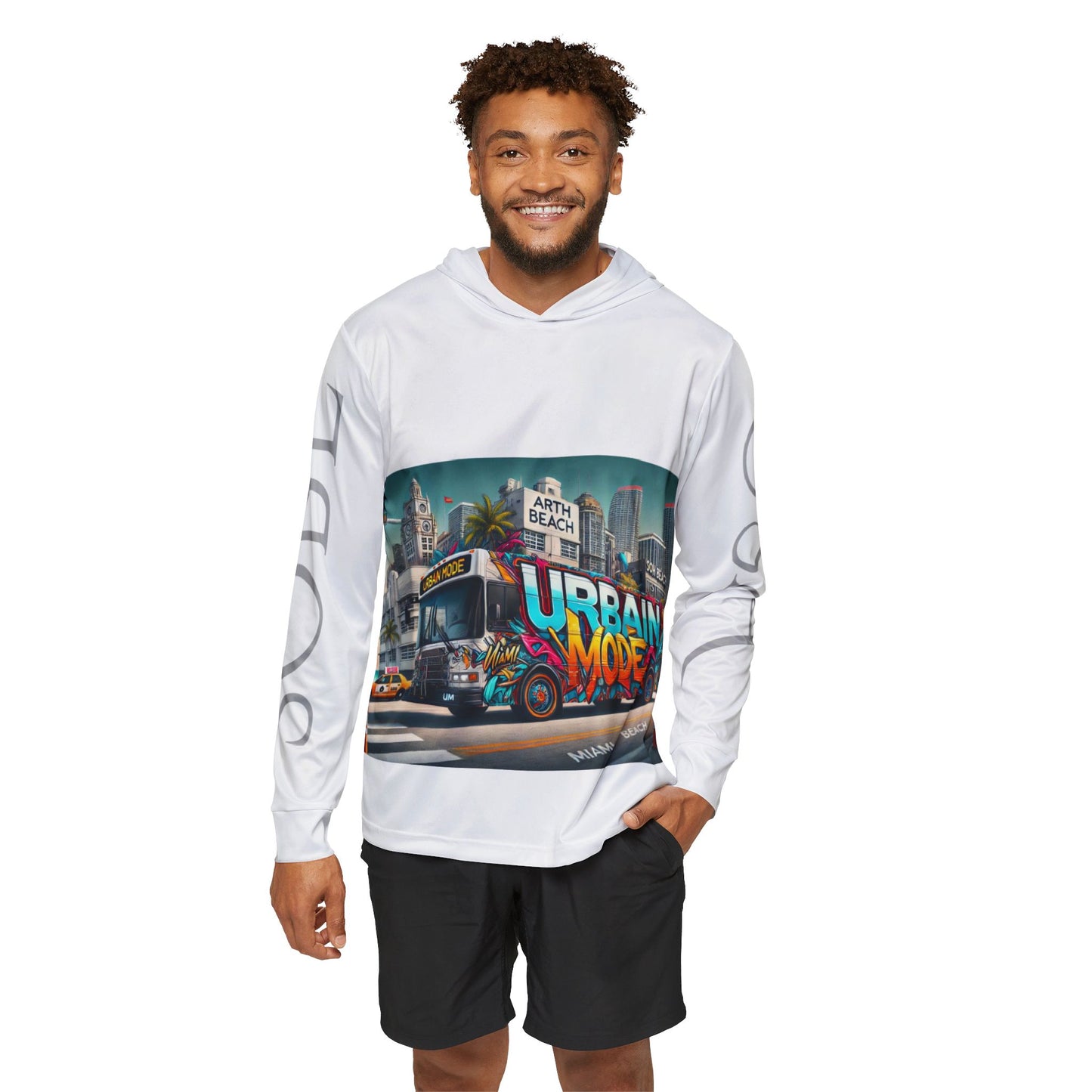 Bus - MIA SOBE - USA - Men's Sports Warmup Hoodie (AOP)