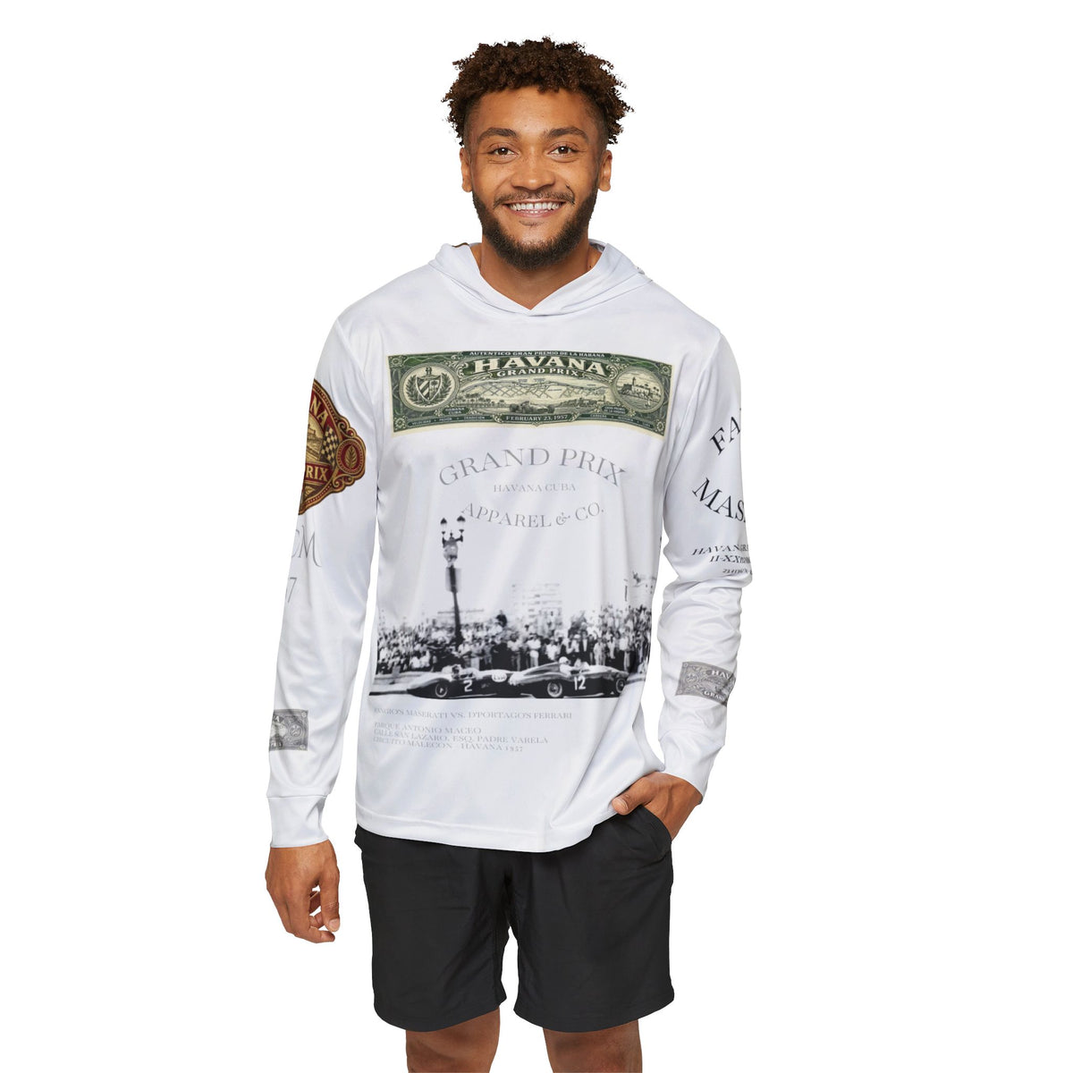 Copy of Copy of Legends GP - Havana Grand Prix - Circuito Malecon - Cuba - Men's Sports Warmup Hoodie (AOP)