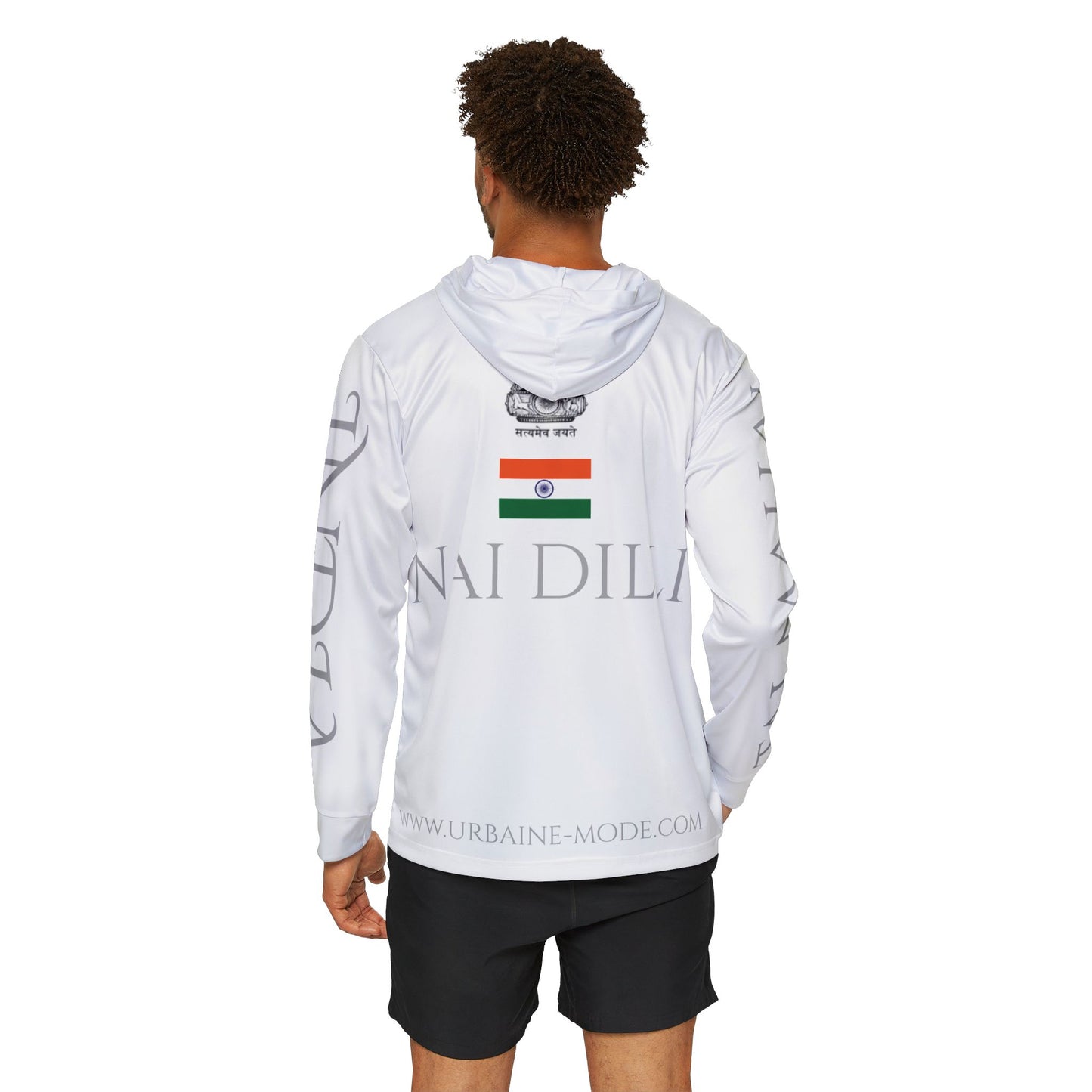 Bus - New Delhi - India - Men's Sports Warmup Hoodie (AOP)