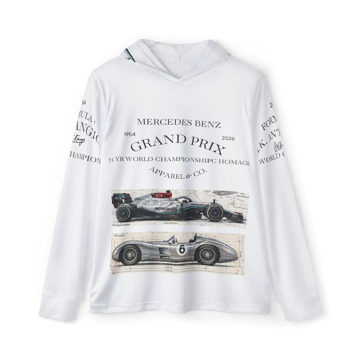 Mercedes Benz - World Championship - 72 Year Homage - v2 Men's Sports Warmup Hoodie (AOP)