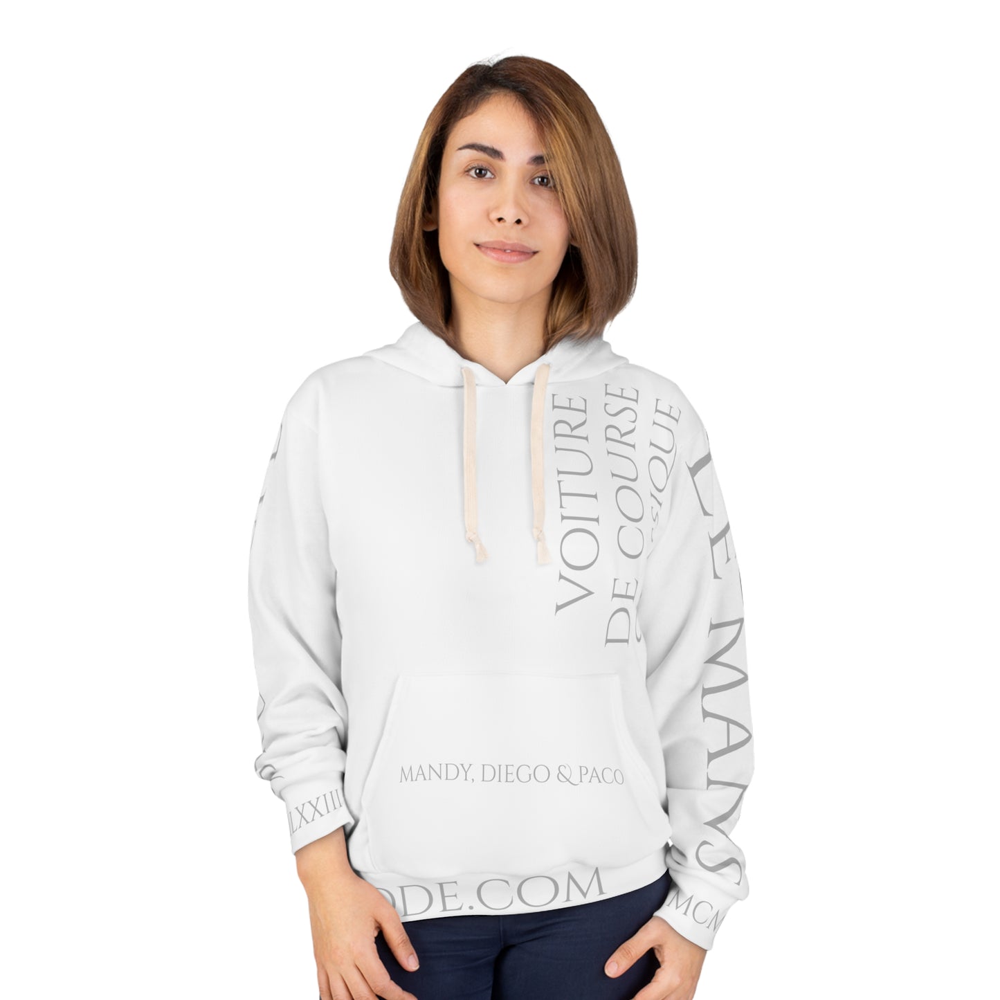 Auto Racing - Puerto Rico's 934 - Color - Unisex Pullover Hoodie (AOP)