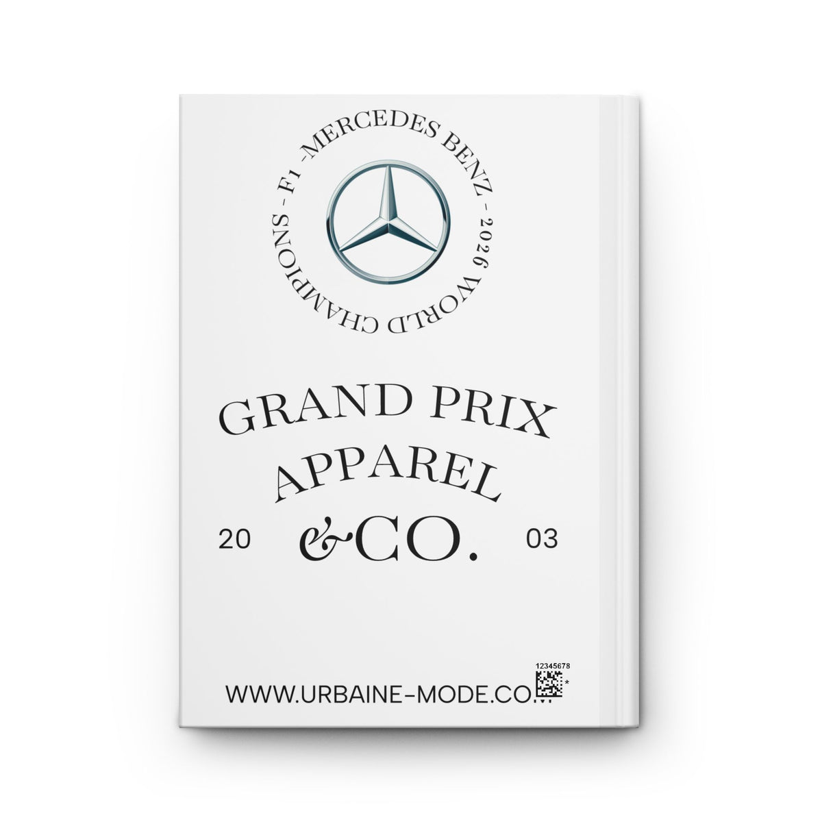 Mercedes-Benz Grand Prix Apparel Hardcover Journal