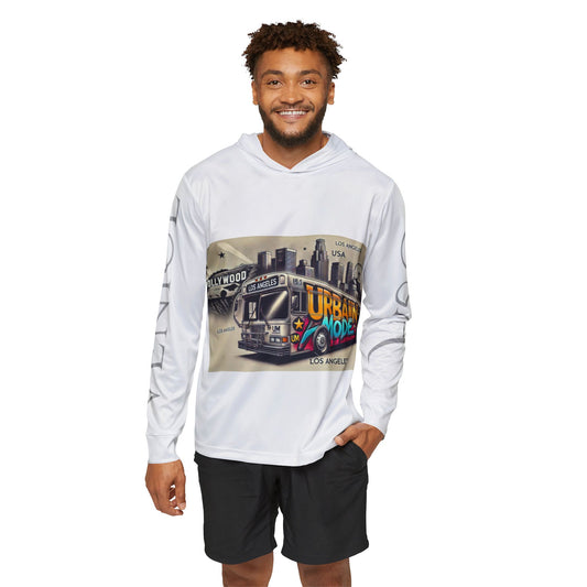 Bus - LA - USA - Men's Sports Warmup Hoodie (AOP)