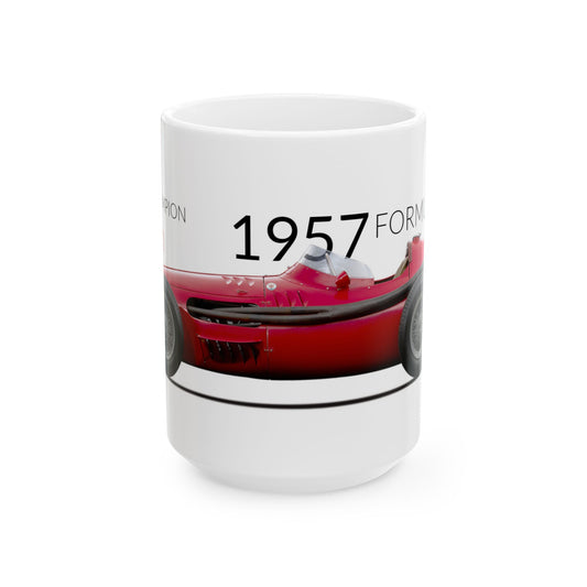 F1 GP Legends 1957 Fangio Maserati Ceramic Mug, (11oz, 15oz)