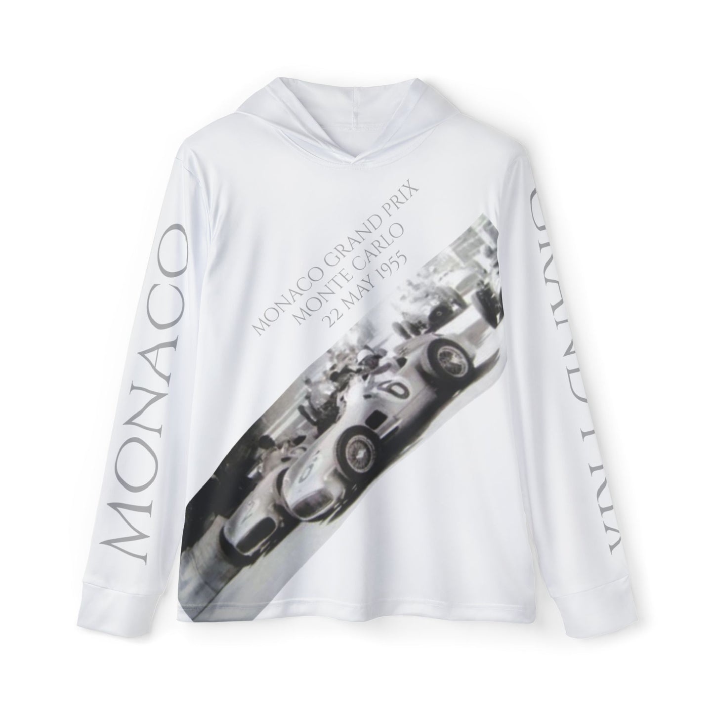 Legend GP - 1955 Monaco - Monte Carlo - Starting Grid - Men's Sports Warmup Hoodie (AOP)