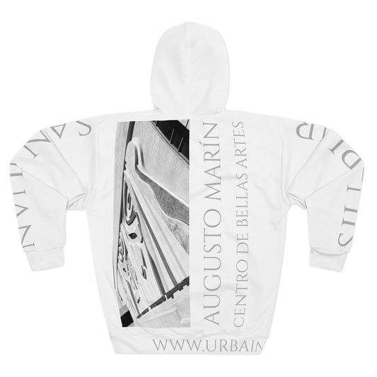 Arquitecture - SJU - PR - Bellas Artes - B&W - Unisex Pullover Hoodie (AOP)