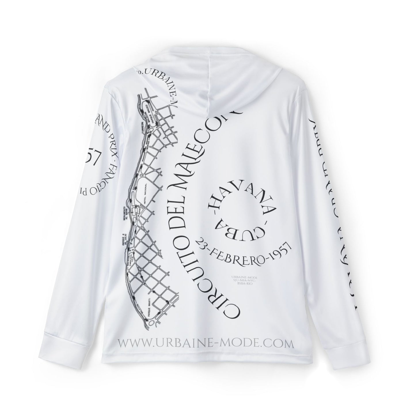 Copy of Legends GP - Havana Grand Prix - Circuito Malecon - Cuba - Men's Sports Warmup Hoodie (AOP)