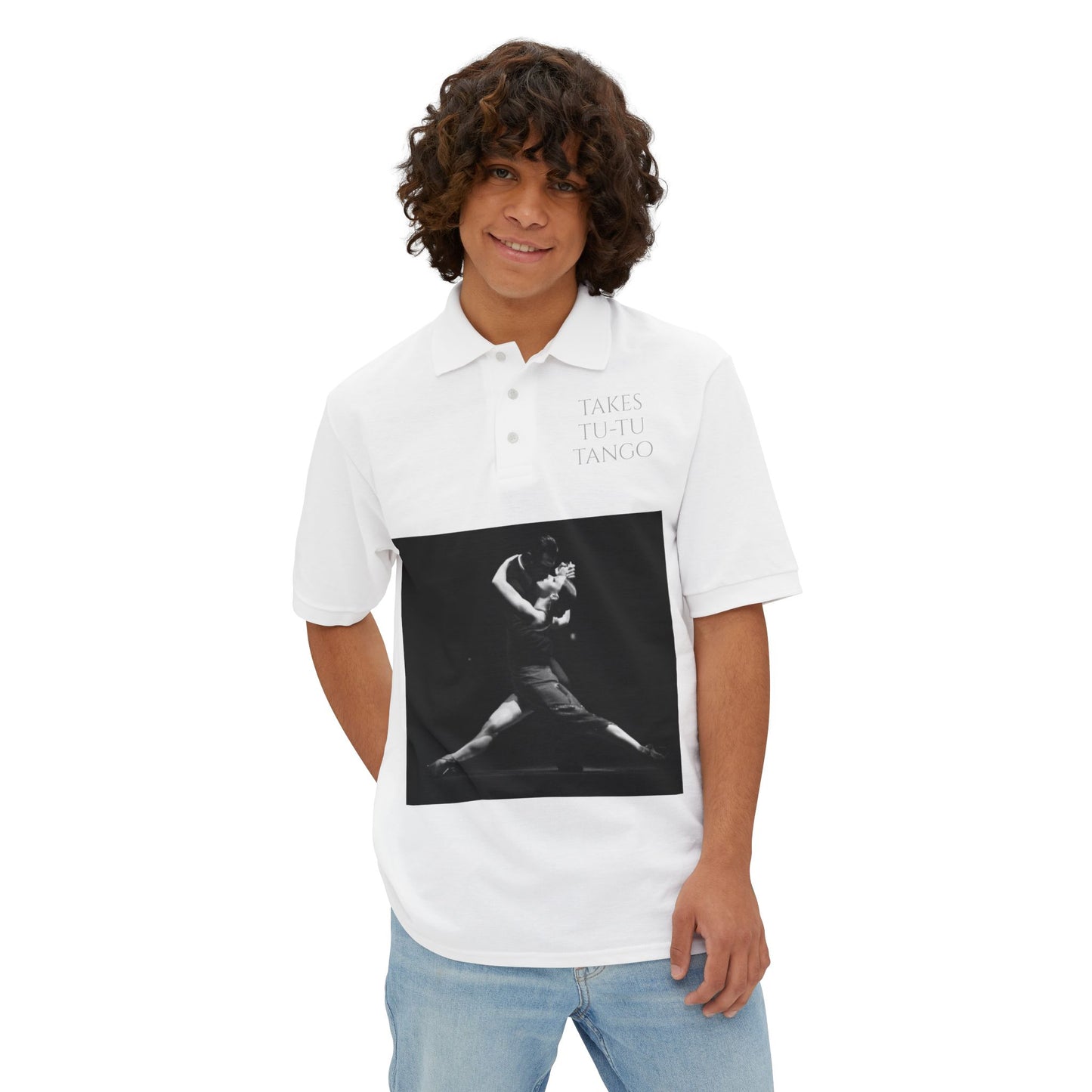 Takes Tu Tu Tango 3 - Men's Piqué Polo