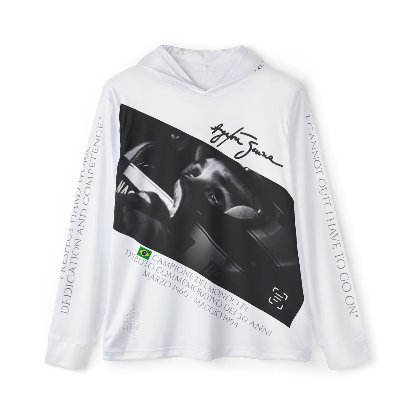Copy of Ayrton Senna - 30 year Tribute - Men's Sports Warmup Hoodie (AOP)