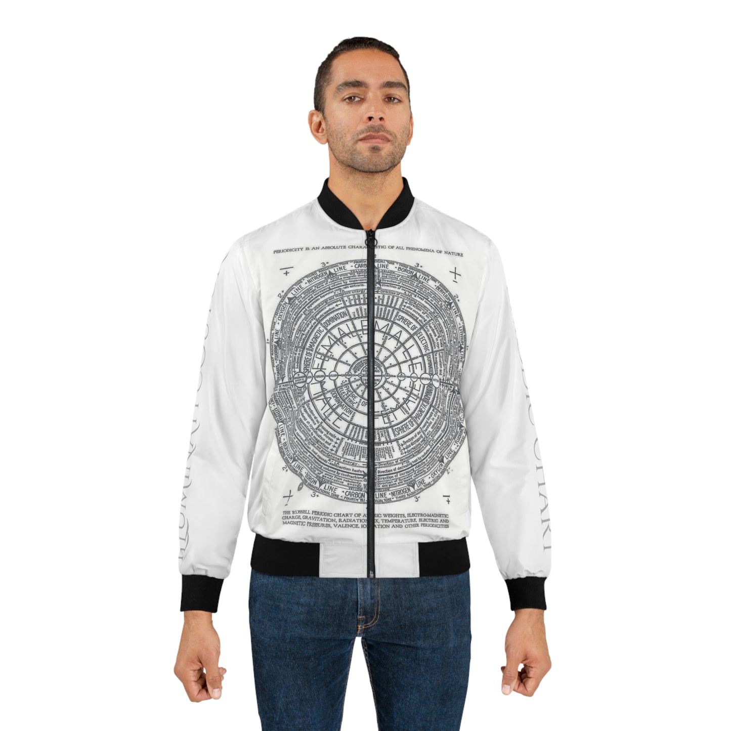 Illuminati - Periodic Chart - Front - Men's Bomber Jacket (AOP)
