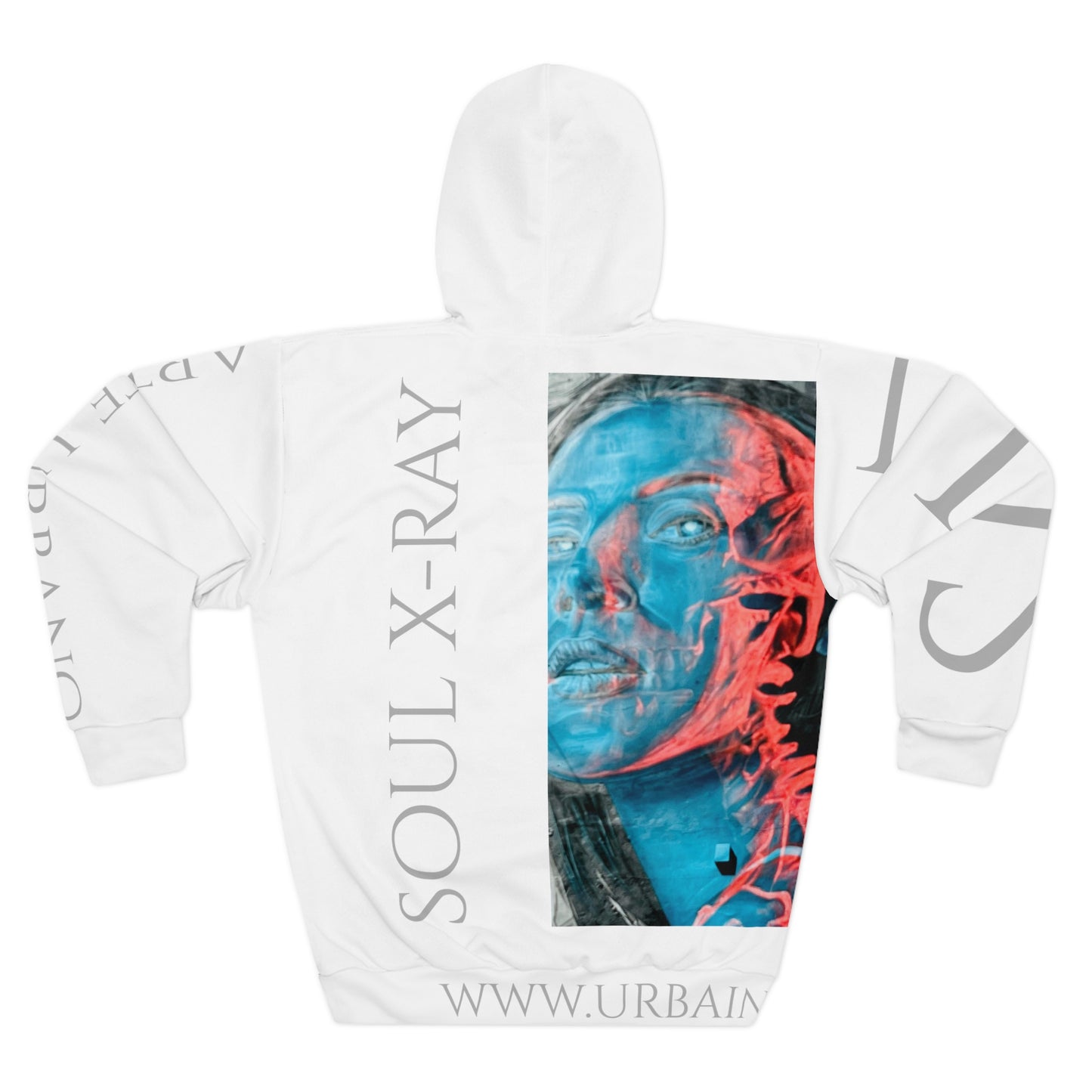 Street Art - Soul X-Ray - Color - Unisex Pullover Hoodie (AOP)