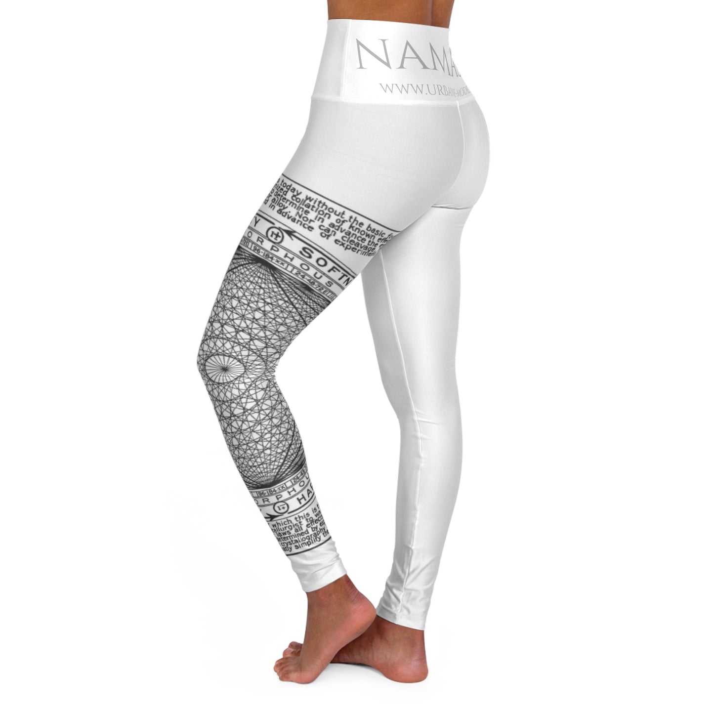 Illuminati - Crystallography - High Waisted Yoga Leggings (AOP)