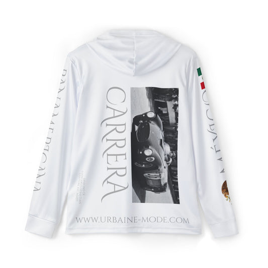 Legend GP - 1953 Fangio - Lancia - Mexico - Carrera Panamericana - Men's Sports Warmup Hoodie (AOP)