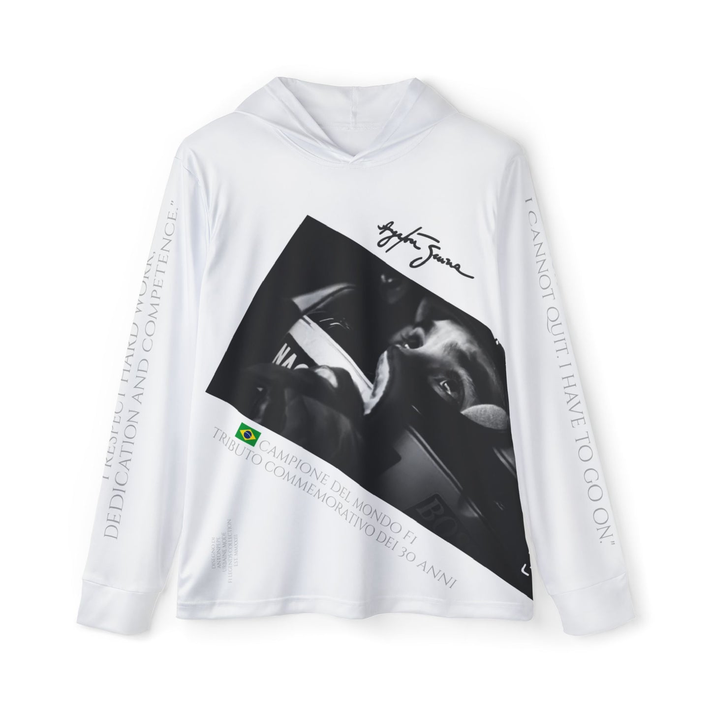 Ayrton Senna - 30 year Tribute - Men's Sports Warmup Hoodie (AOP)