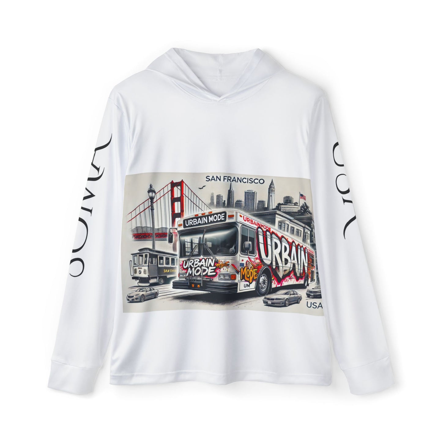 Bus - SFO - USA - Men's Sports Warmup Hoodie (AOP)