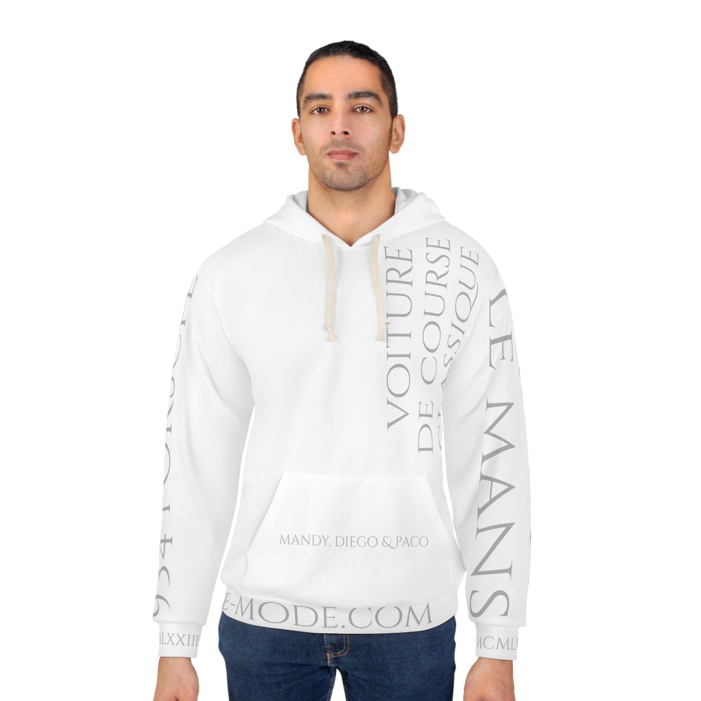 Auto Racing - Puerto Rico's 934 - Color - Unisex Pullover Hoodie (AOP)