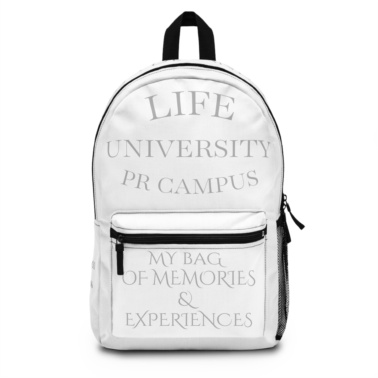 Life University 'My Bag of Memories & Experiences' Backpack — Inspirational College-Style Bookbag