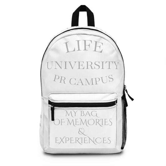 Life University 'My Bag of Memories & Experiences' Backpack — Inspirational College-Style Bookbag