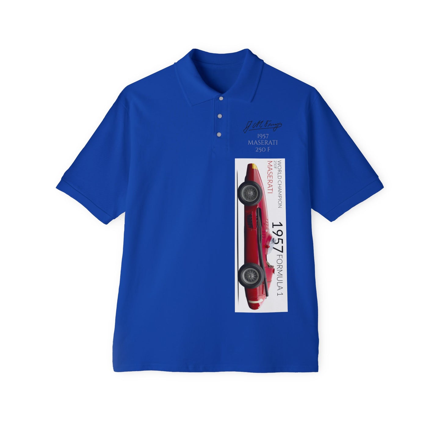 Fangio GP 1957 - Men's Piqué Polo